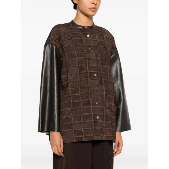 25FW 니콜로 파스콸레티 가죽 자켓 T005 ARMATURA BROWN - NICCOLÒ PASQUALETTI