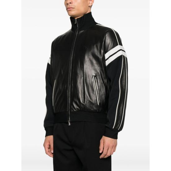 25FW 웨일즈보너 봄버 자켓 MA25LE04 LE02 BLACK - WALES BONNER