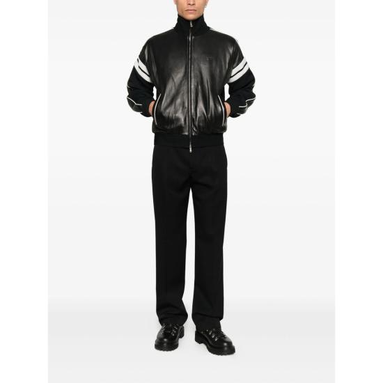 25FW 웨일즈보너 봄버 자켓 MA25LE04 LE02 BLACK - WALES BONNER