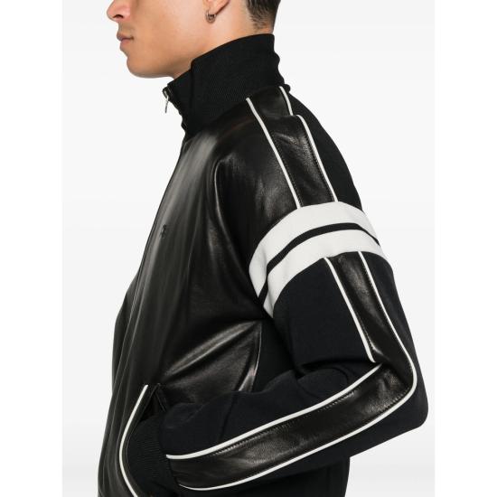 25FW 웨일즈보너 봄버 자켓 MA25LE04 LE02 BLACK - WALES BONNER