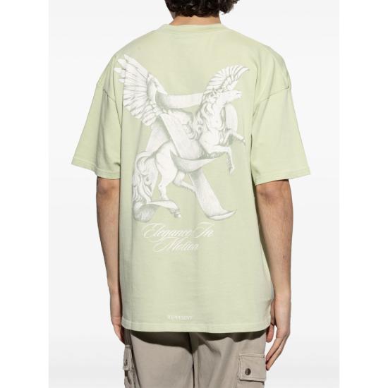 25FW 리프레젠트 반팔 티셔츠 MLM41066 37 MATCH GREEN - REPRESENT