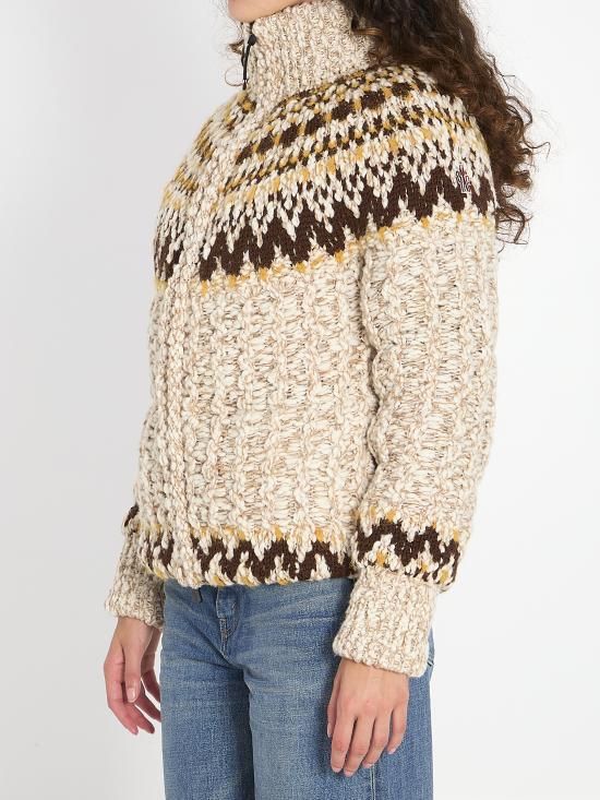 25FW 몽클레어 가디건 K20989B00013 BEIGE - MONCLER