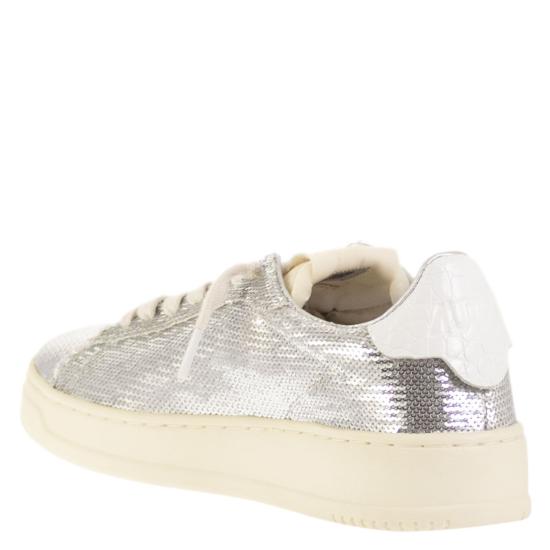 25FW 오트리 달라스 로우 고트스킨 스니커즈 ADLW SILVER WHITE - AUTRY