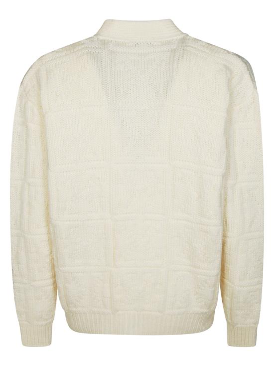 25FW 오프화이트 가디건 OMHB02FL25KNI001 0B58 - OFF WHITE