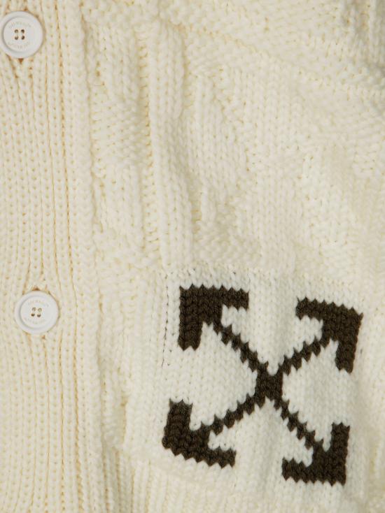 25FW 오프화이트 가디건 OMHB02FL25KNI001 0B58 - OFF WHITE