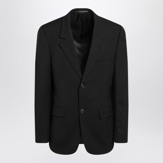 25FW 발렌시아가 스탠다드 테일러드 싱글 자켓 850759TPT07 Black