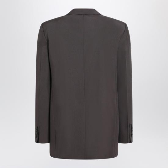 25FW 구찌 더블 브래스트 테크니컬 파나마 자켓 849881Z7AYA Brown - GUCCI