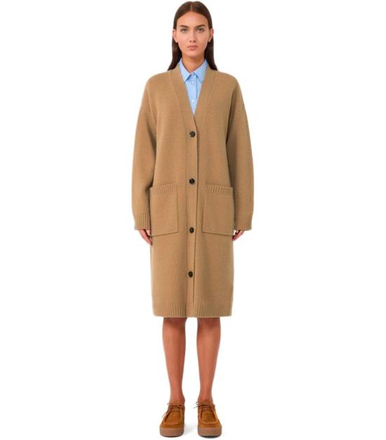 25FW 위켄드막스마라 가디건 2525346042600 005 XS Beige - WEEKEND MAX MARA