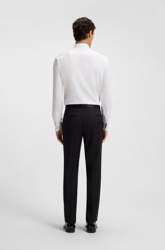 25FW 보스 긴팔 셔츠 50550662 10272509 01 100 White - BOSS