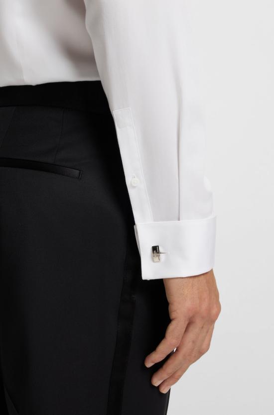 25FW 보스 긴팔 셔츠 50550662 10272509 01 100 White - BOSS