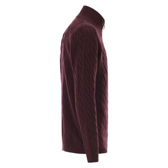 26SS 폴로 랄프로렌 포니 자수 케이블 니트 점퍼  710876766 BORDEAUX - POLO RALPH LAUREN