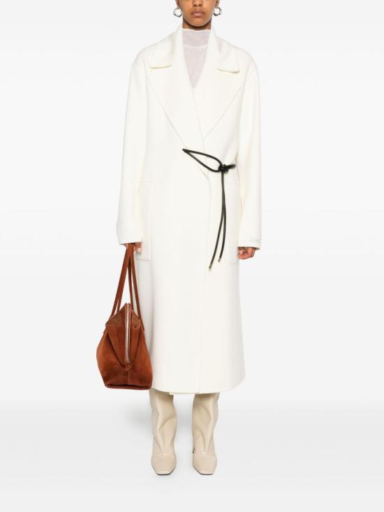 25FW 스포트막스 ABATE 아바테 버진울 코트  2522016031600 747018 White - SPORTMAX