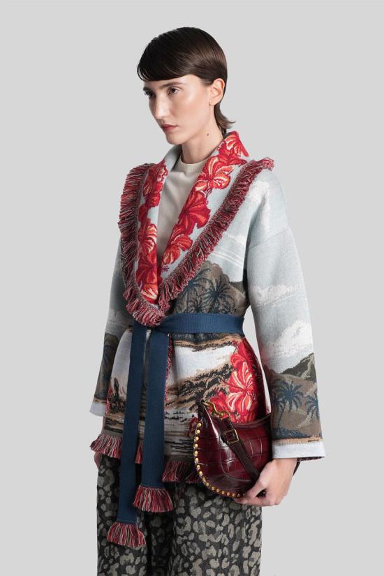 25FW 알라누이 가디건 421985 LWHB064E25KNI008 MULTICOLOR - ALANUI