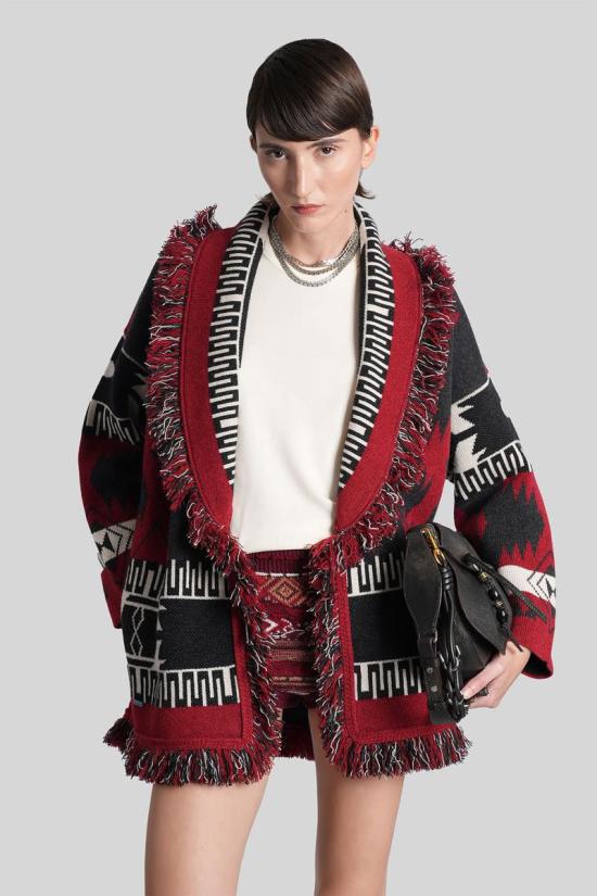 25FW 알라누이 가디건 421981 LWHB064E25KNI002 RED