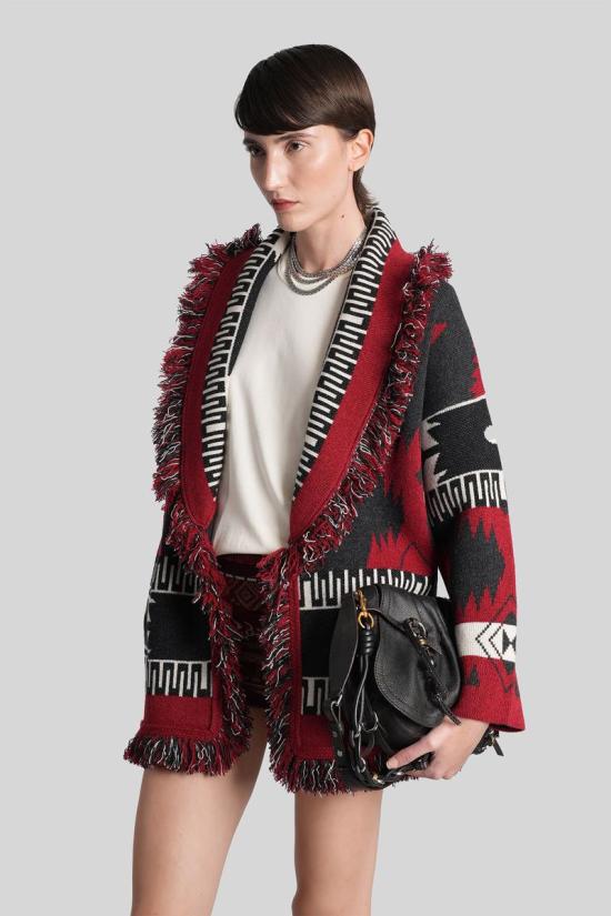 25FW 알라누이 가디건 421981 LWHB064E25KNI002 RED - ALANUI