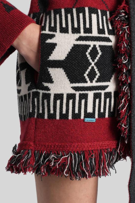 25FW 알라누이 가디건 421981 LWHB064E25KNI002 RED - ALANUI