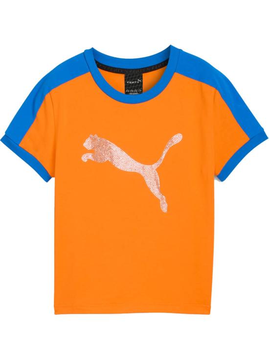 25FW 푸마 반팔 티셔츠 636184 45 Orange