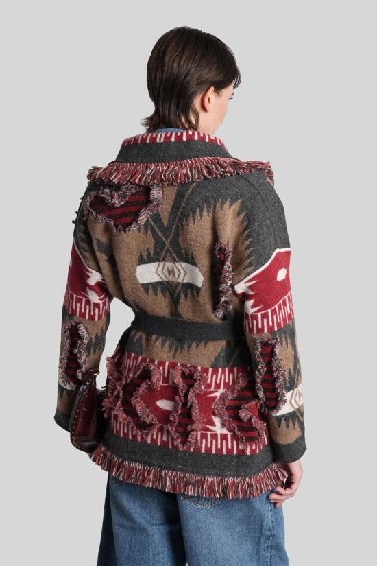 25FW 알라누이 가디건 421986 LWHB064E25KNI00A MULTICOLOR - ALANUI