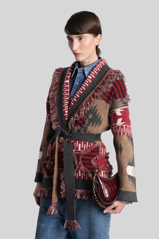 25FW 알라누이 가디건 421986 LWHB064E25KNI00A MULTICOLOR - ALANUI