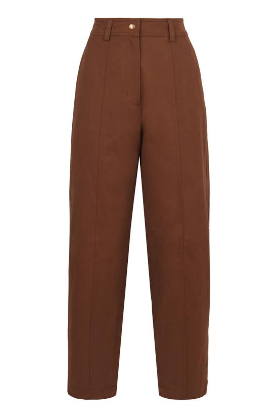 25FW 몽클레어 스트레이트 팬츠 K20932A00014598OP 251 BROWN