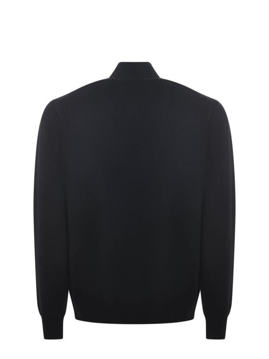 25FW 파올로페코라 집업 니트 A017F050 9000 Black - PAOLO PECORA