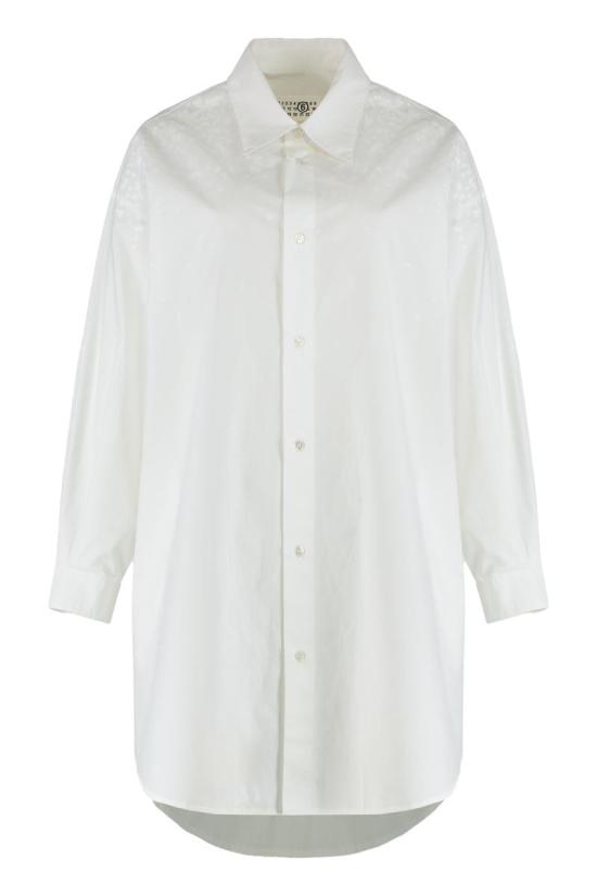 25FW MM6 메종마르지엘라 셔츠 S62CT0251M35256 100 WHITE