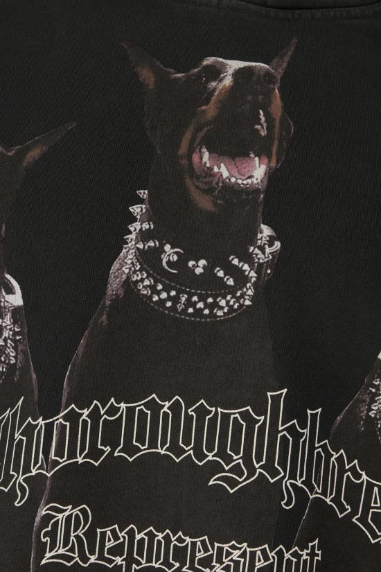 26SS 리프레젠트 후드 티셔츠 MLM41134 003 VINTAGE BLACK - REPRESENT