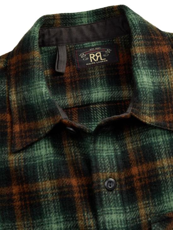 25FW 더블알엘 긴팔 셔츠 782973923 001 Green - RRL