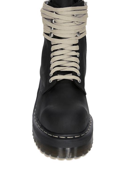 25FW 릭오웬스 X 닥터마틴 쿼드 솔 스틸 토 부츠 DW02E68139001 09 Black - RICK OWENS X DR. MARTENS