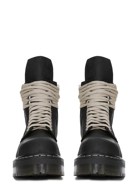 25FW 릭오웬스 X 닥터마틴 쿼드 솔 스틸 토 부츠 DW02E68139001 09 Black - RICK OWENS X DR. MARTENS