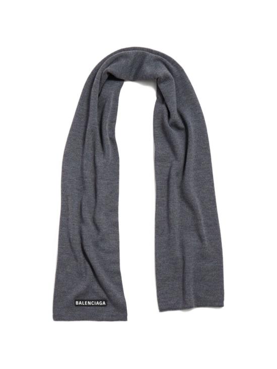 25FW 발렌시아가 머플러/스카프 822860 4G1B11241 Grey - BALENCIAGA