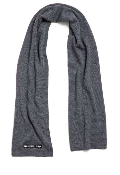 25FW 발렌시아가 머플러/스카프 822860 4G1B11241 Grey - BALENCIAGA