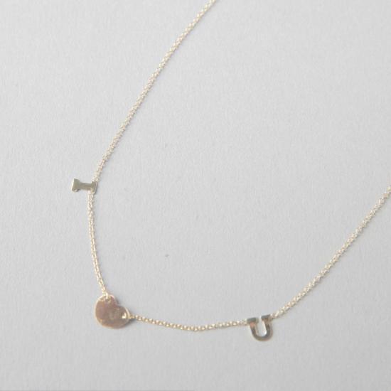  바비 카 목걸이/팬던트 I Love U 목걸이