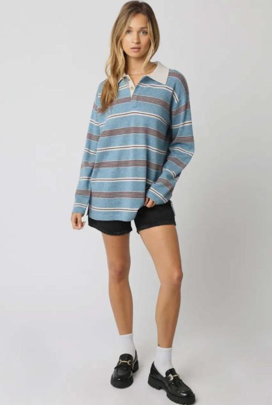  아잘레아 블라우스 아잘리아 로미 폴로 탑 - AZALEA