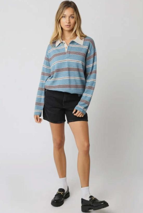  아잘레아 블라우스 아잘리아 로미 폴로 탑 - AZALEA