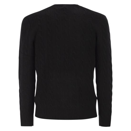 25FW 폴로 랄프로렌 케이블 니트 스웨터  710876762 BLACK - POLO RALPH LAUREN