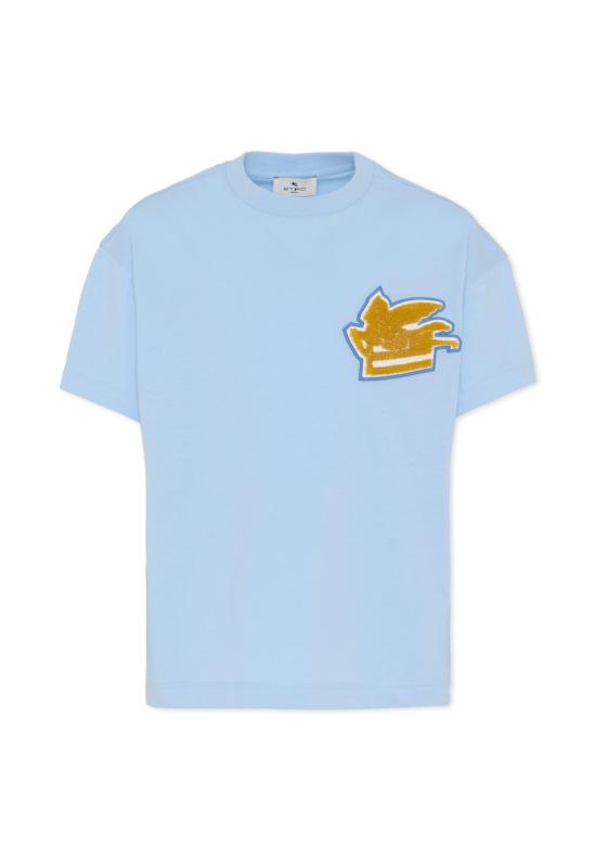 25FW [키즈] 에트로 티셔츠 GX8P41 Z3186 650 LIGHT BLUE