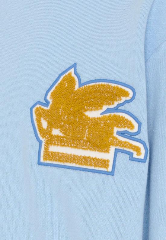 25FW [키즈] 에트로 트레이닝 상의 GX4P40 Z3183 650 LIGHT BLUE - ETRO