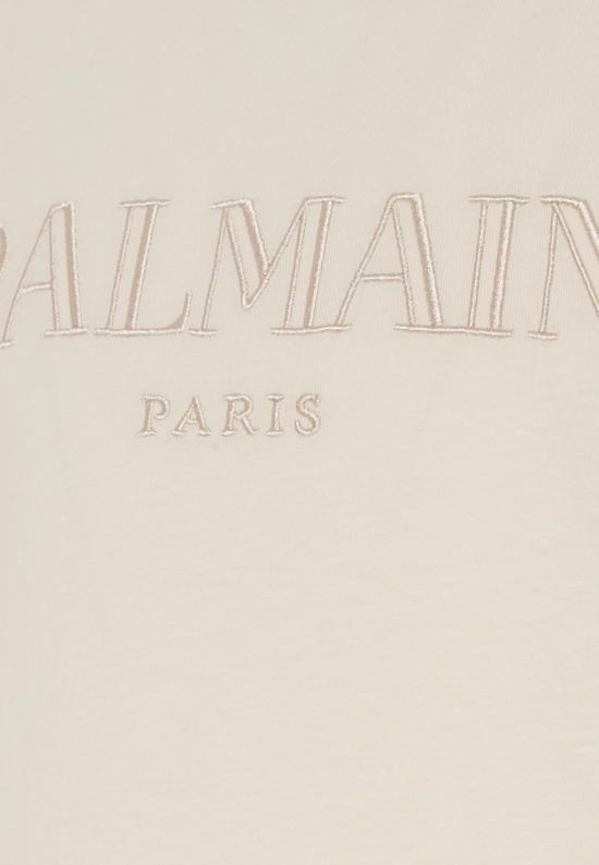 25FW [키즈] 발망 티셔츠 BX8P41 Z3186 107BG BEIGE - BALMAIN