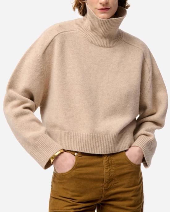  바네사브루노 터틀넥 바네사 브루노 발레린 스웨터 에크루 - VANESSA BRUNO