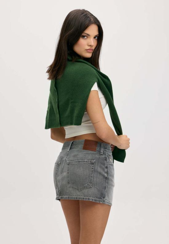  에티카 데님 스커트 이지 미니 미니 스커트 - ETICA