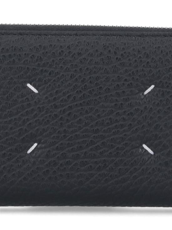 26SS 마르지엘라 4스티치 집어라운드 장지갑 S56UI0110 P4455 T8013 Black - MAISON MARGIELA