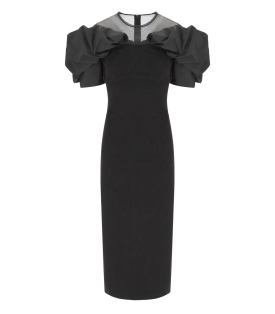 25FW 에센셜앤트워프 롱 원피스 ISATIS BL34 S Black