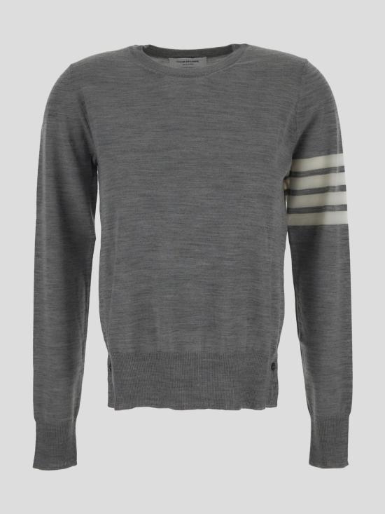 25FW 톰브라운 4바 릴렉스드 스웨터 FKA280AY1014055 LGRAY DOM