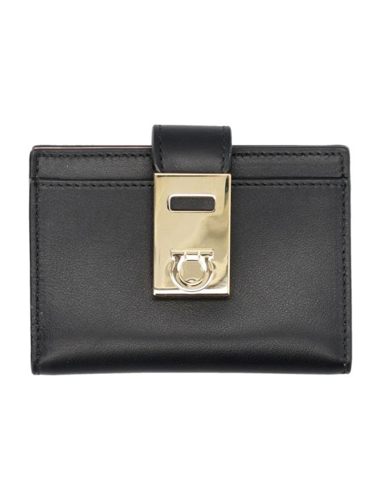 25FW 살바토레 페라가모 명함지갑 220552770880 BLACK DOM