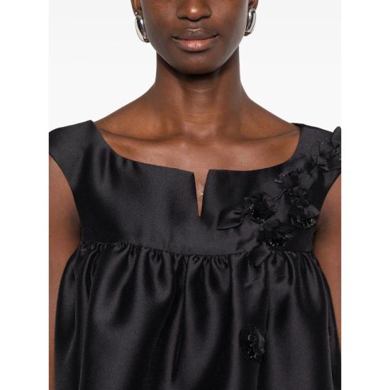 25FW 슈슈/통 민소매 티셔츠 MWDETO06SAT253BA100 BLACK DOM - SHUSHU/TONG