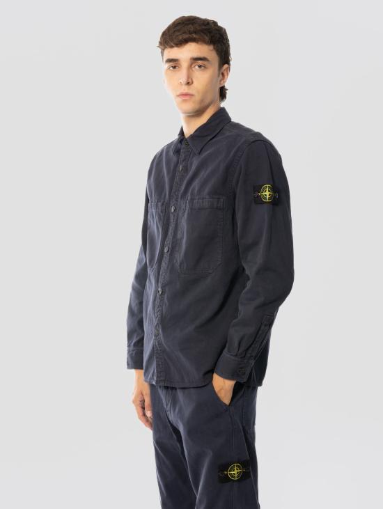 25FW 스톤 아일랜드 긴팔 셔츠 K2S151200025S0184V0126 INK BLUE DOM - STONE ISLAND