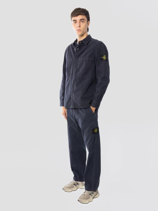 25FW 스톤 아일랜드 긴팔 셔츠 K2S151200025S0184V0126 INK BLUE DOM - STONE ISLAND