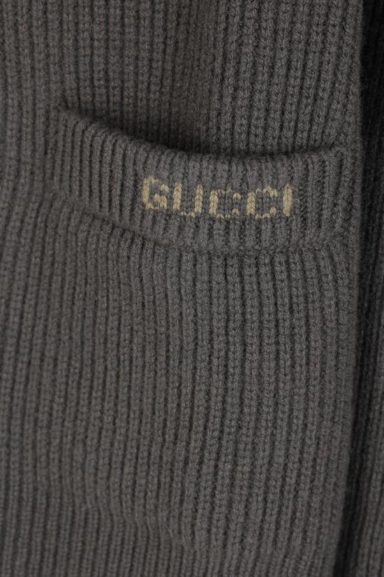 25FW 구찌 울 캐시미어 립 니트 가디건 833501XKEYK3019 FOREST GREEN DOM - GUCCI