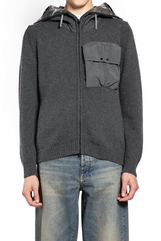 25FW 씨피 컴퍼니 램스울 믹스드 익스플로러 스웨터 19CMKN245A110149M978 DARK SHADOW DOM